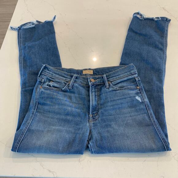 MOTHER Denim The Rascal Ankle Cropped Jean in Wild Size‎ 27 - Picture 5 of 12